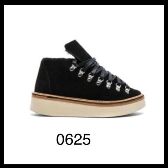 FLAMINGOS Made in Italy SZ 39 | SUEDE/LAMB SHEARLING TRABENDO ANKLE BOOTS - Picture 12 of 13